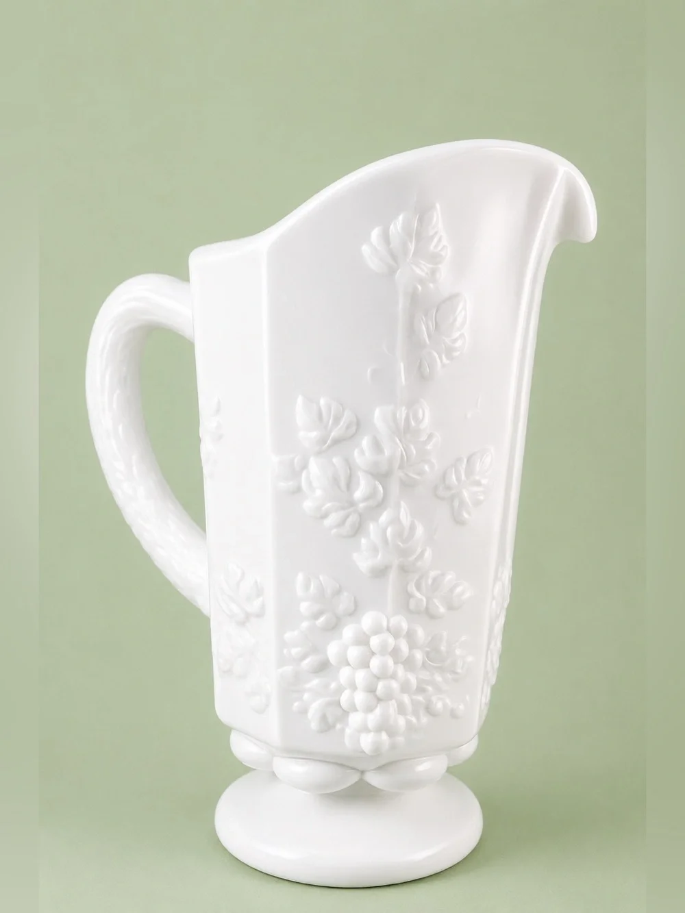 Westmoreland milk glass pitcher